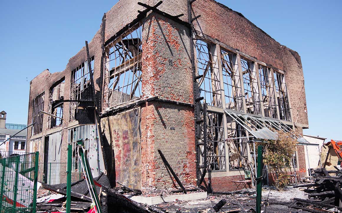 Brandschaden „Chimpanzodrome“, Frechen