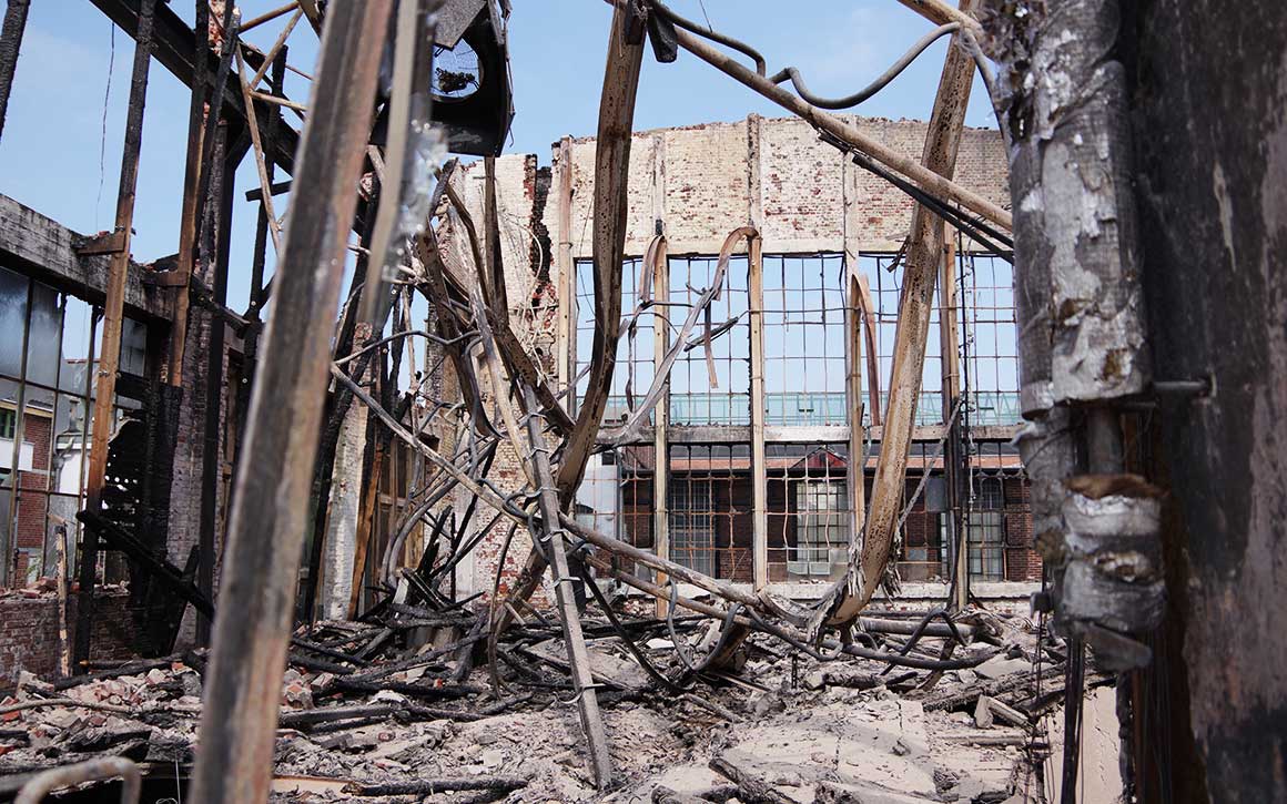 Brandschaden „Chimpanzodrome“, Frechen