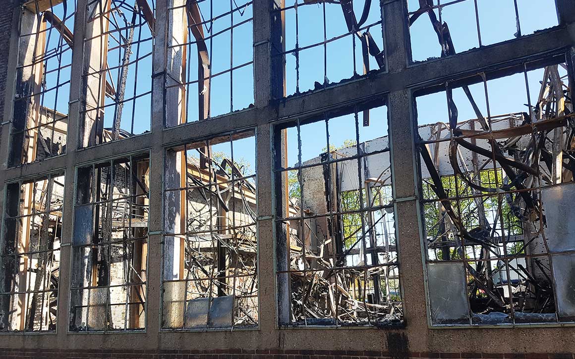 Brandschaden „Chimpanzodrome“, Frechen