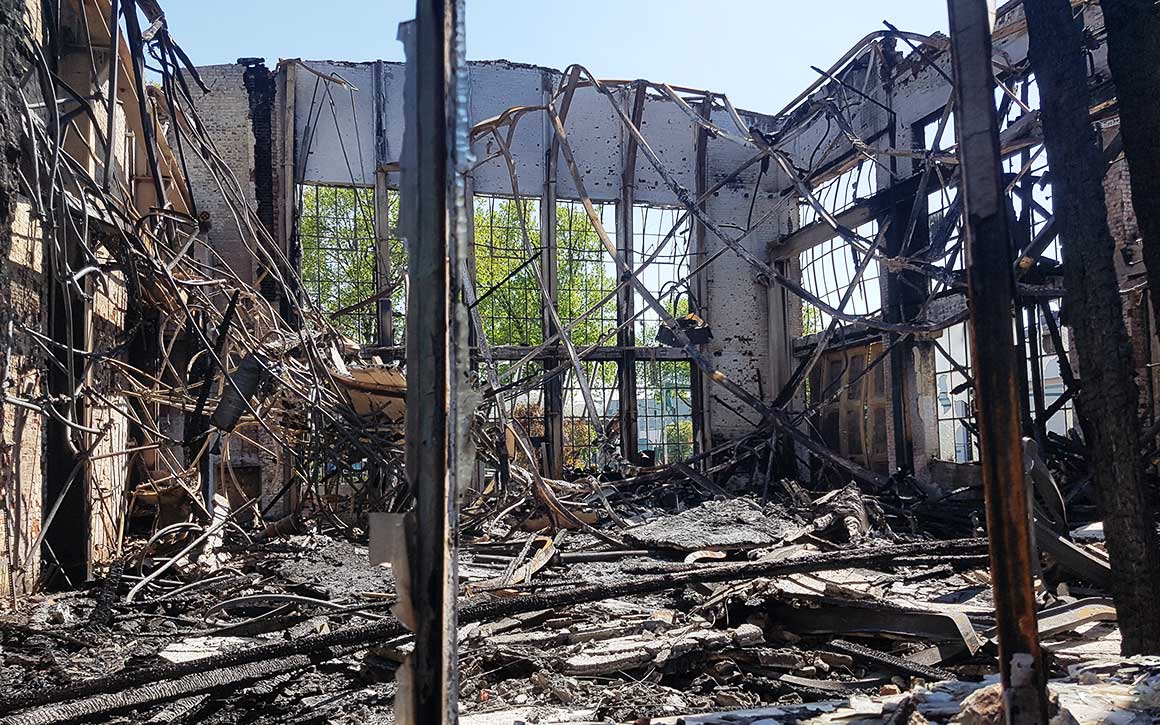 Brandschaden „Chimpanzodrome“, Frechen