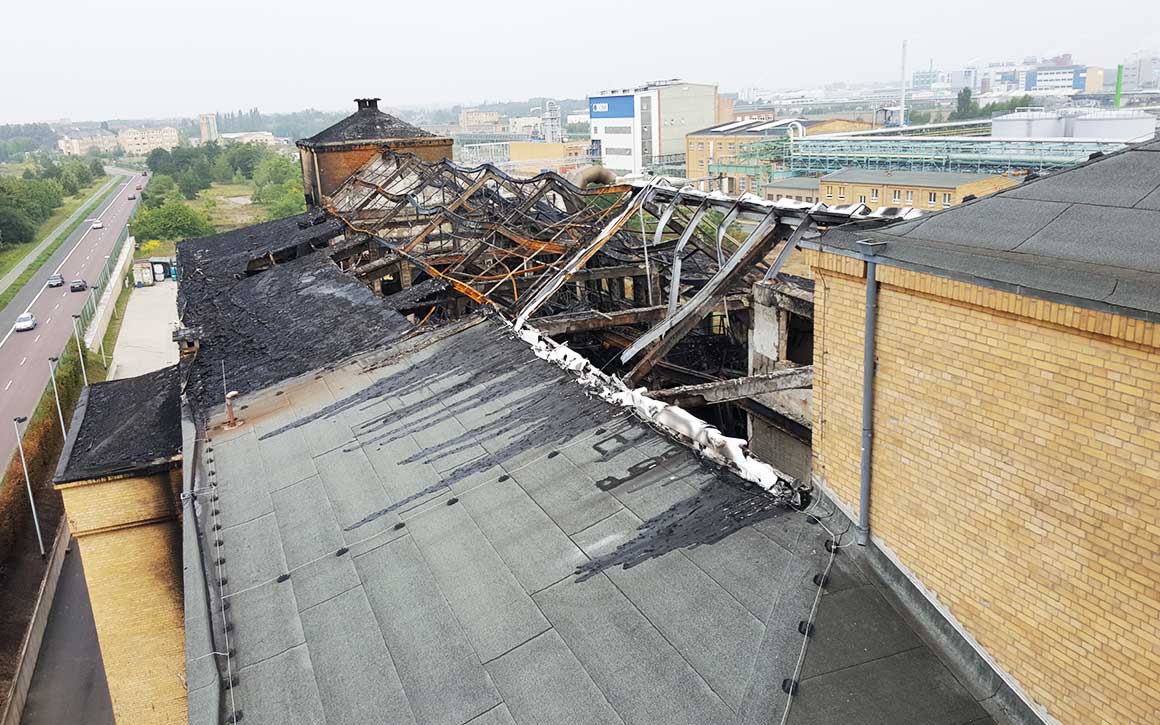 Brandschaden Chemiepark Bitterfeld-Wolfen