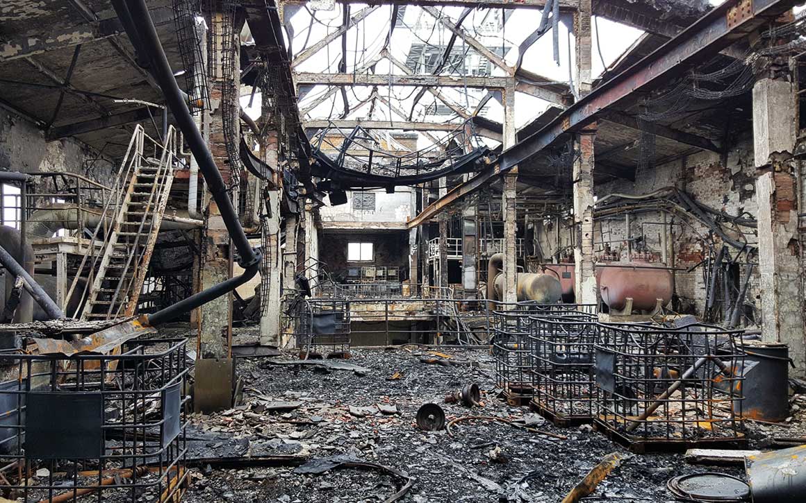 Brandschaden Chemiepark Bitterfeld-Wolfen